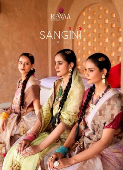 Sangini By Rewaa Designer Partywear Saree Collection